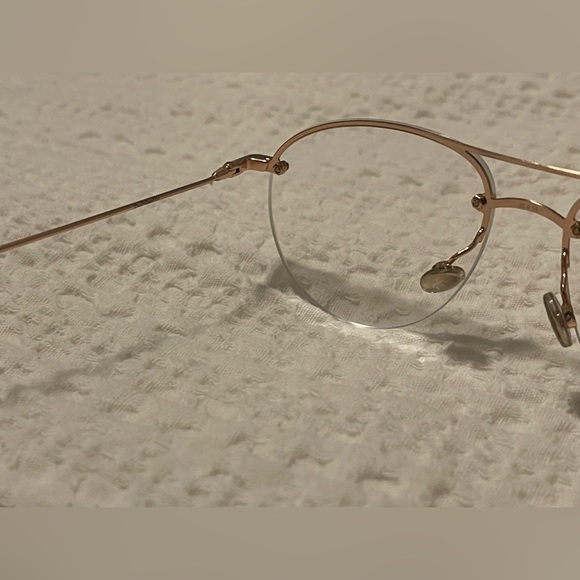 New Dior Aviator Style Gold Frame Eyeglasses Ret. $460 - Picture 3 of 16